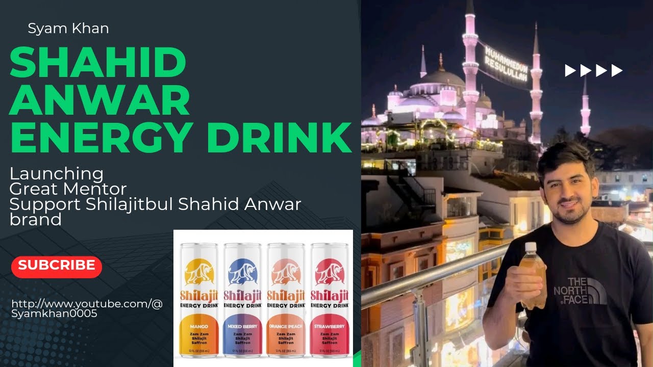 Shilajit Infused Energy Drink with Saffron and Zam Zam